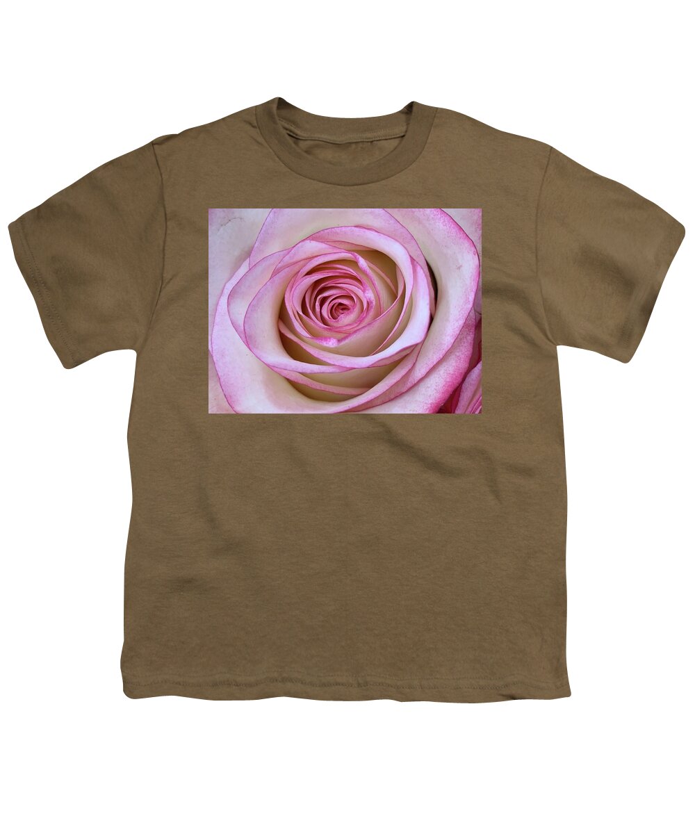 Rose Youth T-Shirt featuring the digital art A Tapering Perse by Tiesa Wesen