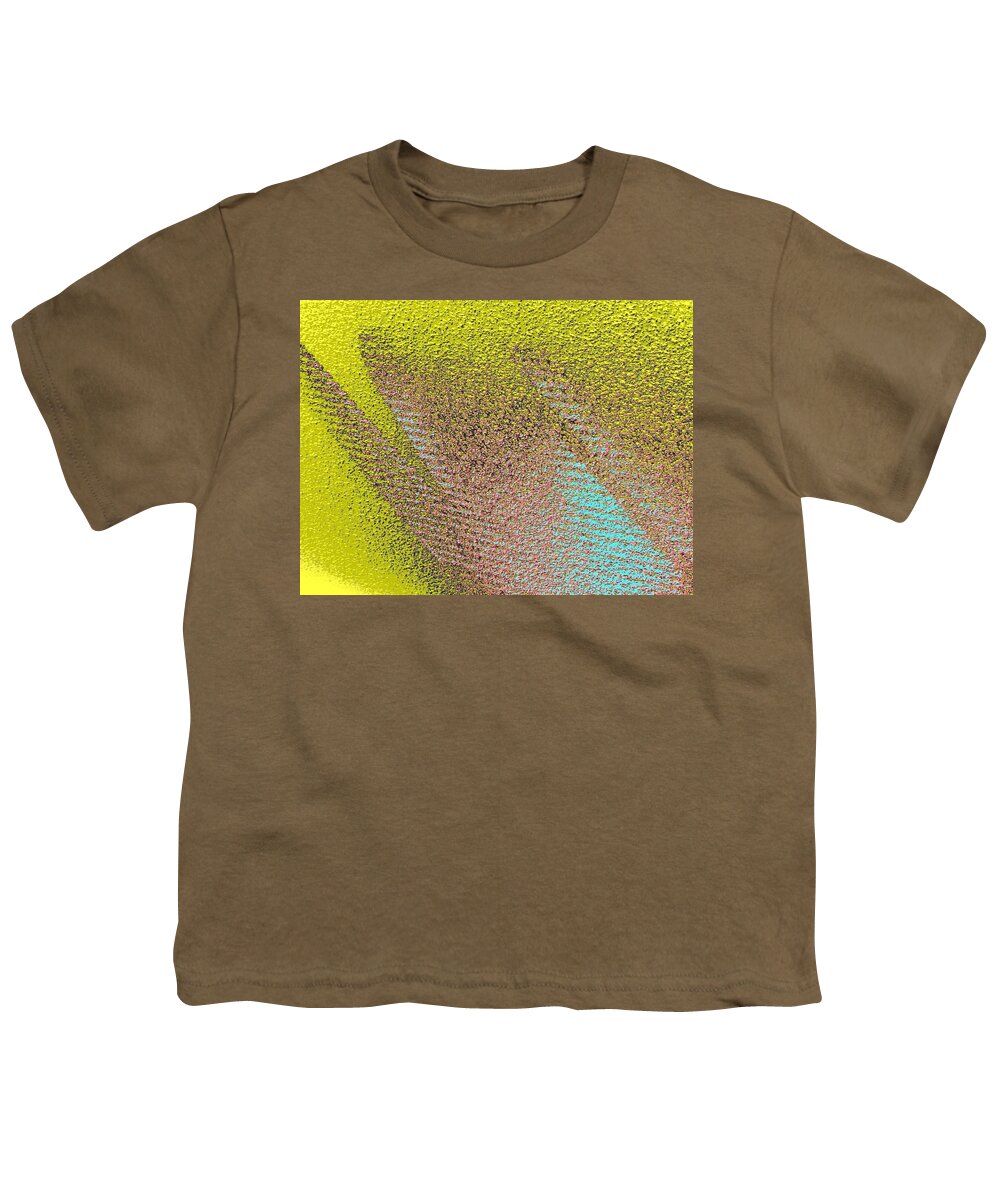 Abstract Youth T-Shirt featuring the digital art Abstract Expressionaryish 37 by T Oliver