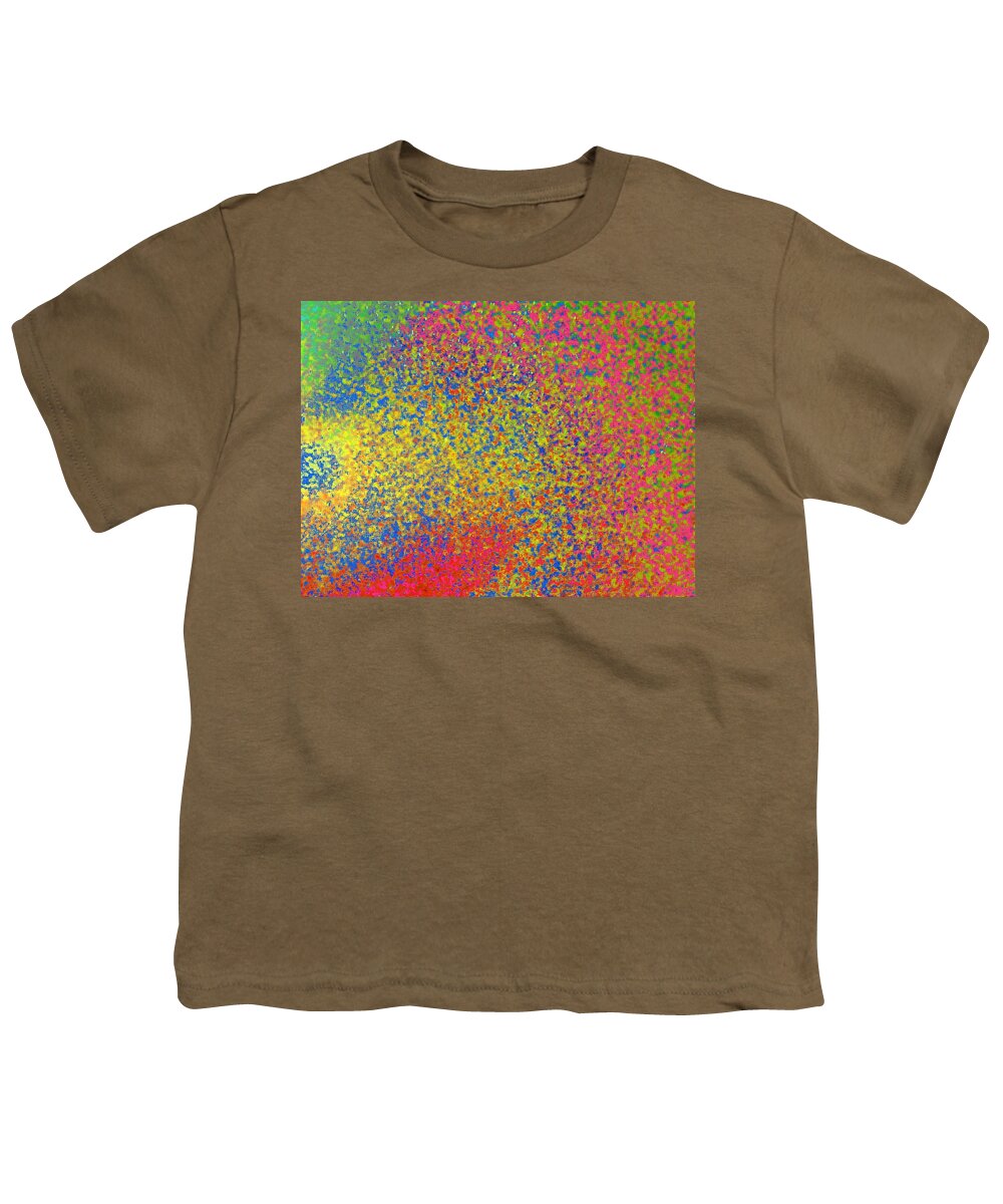 Abstract Youth T-Shirt featuring the digital art Abstract Exressionaryish #9 by T Oliver