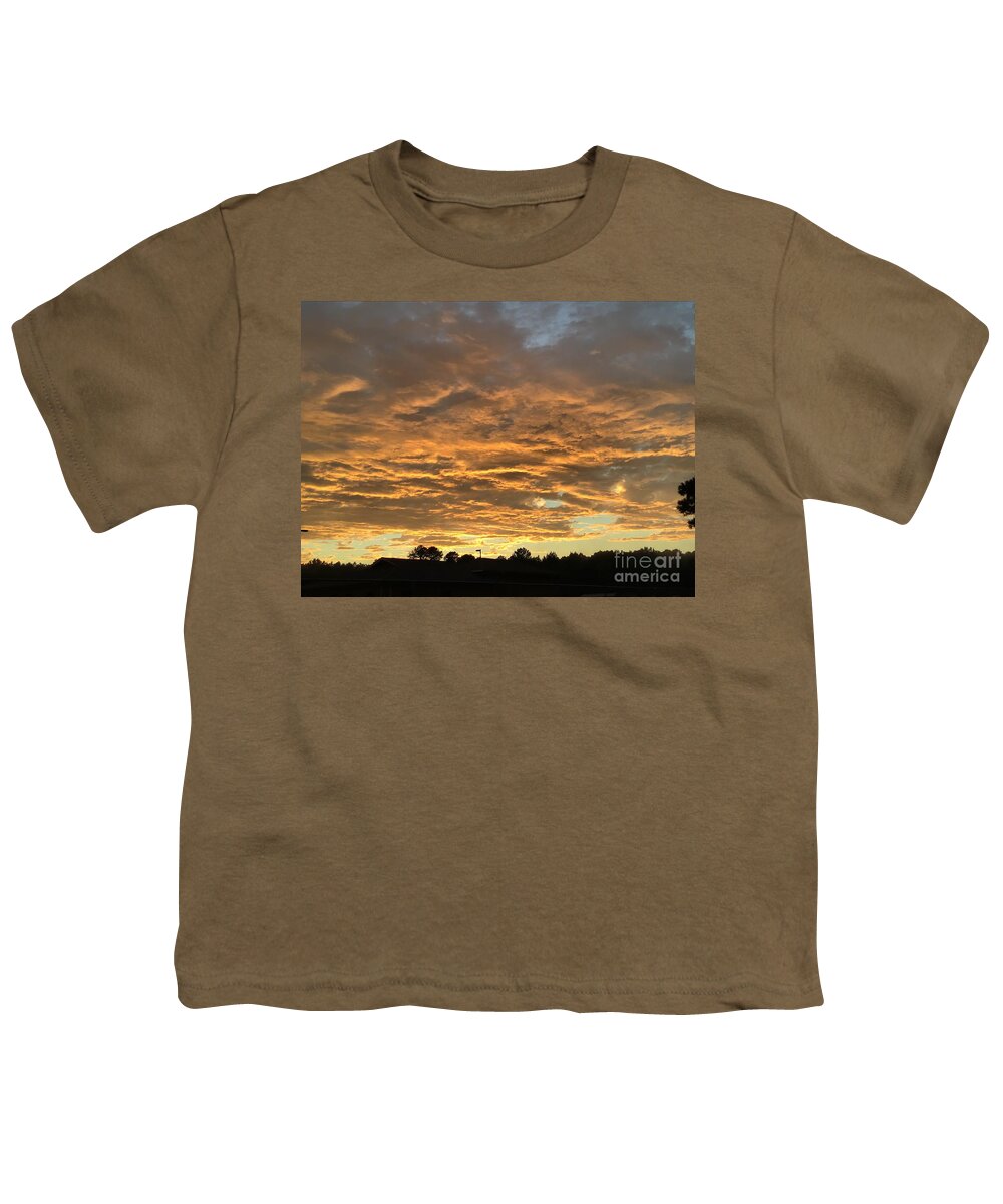 Courtland Youth T-Shirt featuring the photograph After the Storm Sunset 5 by Catherine Wilson
