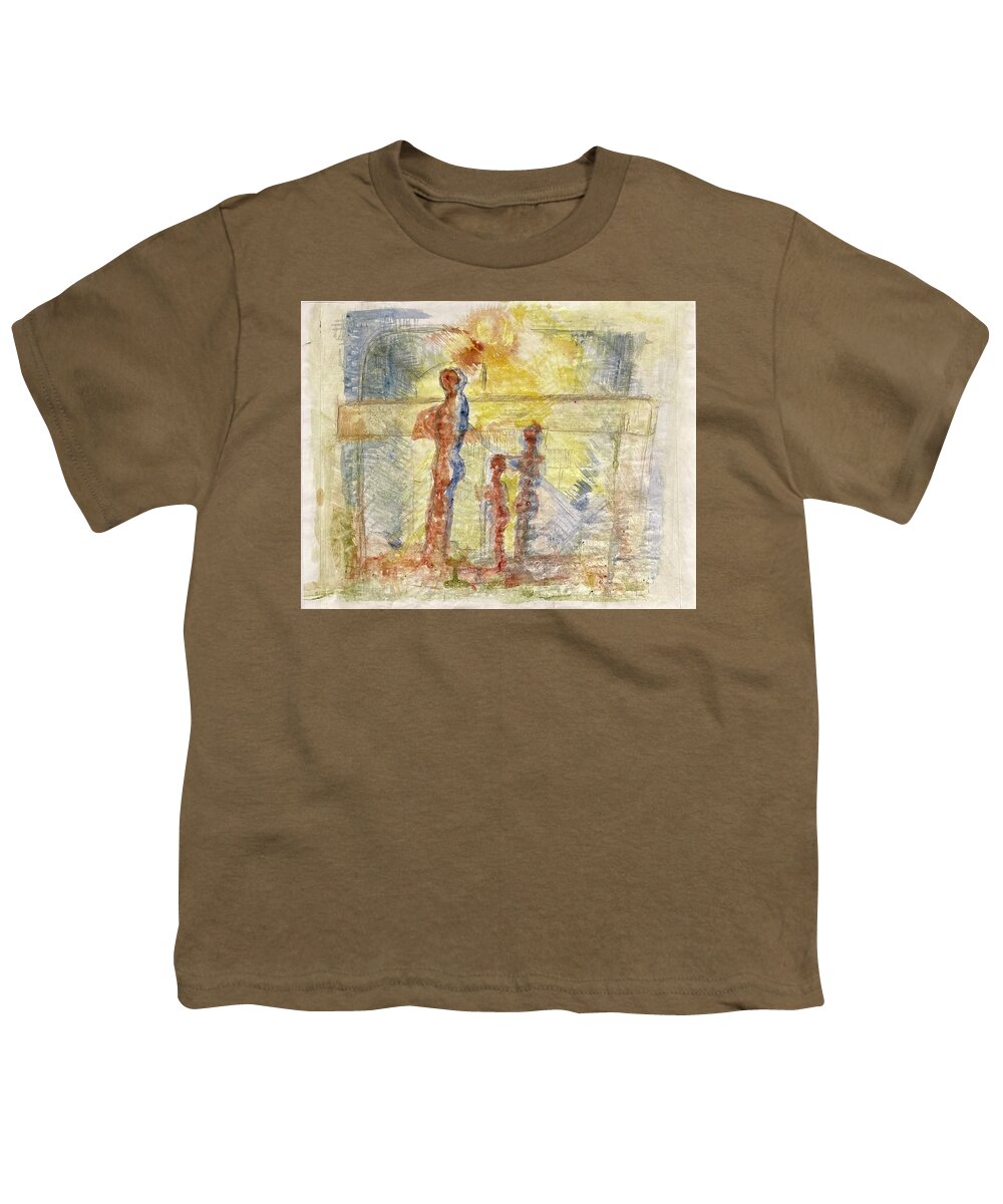 Color Youth T-Shirt featuring the painting Afternoon by David Euler