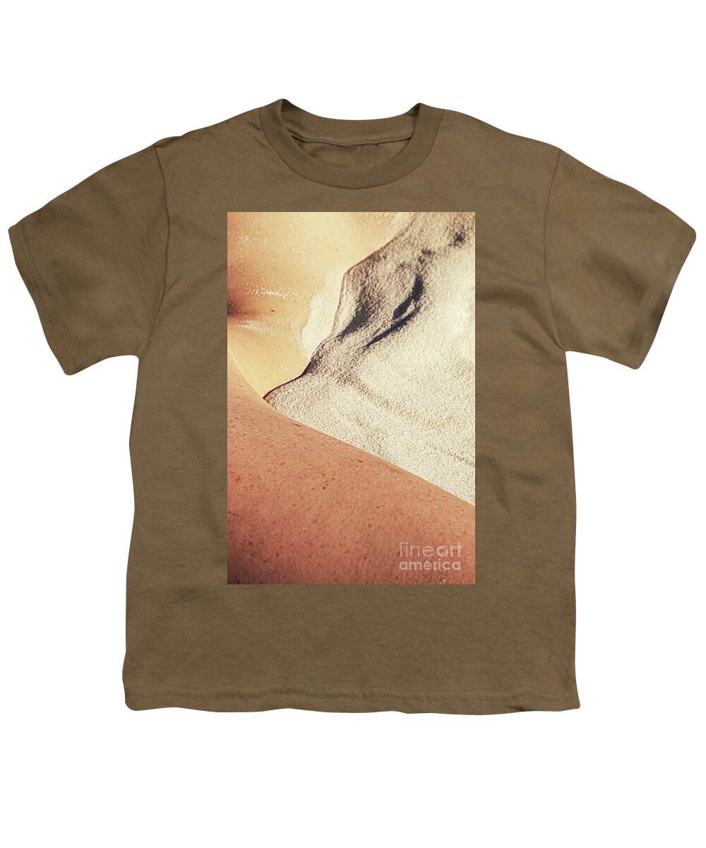 Body Youth T-Shirt featuring the photograph Along The Edge by Robert WK Clark