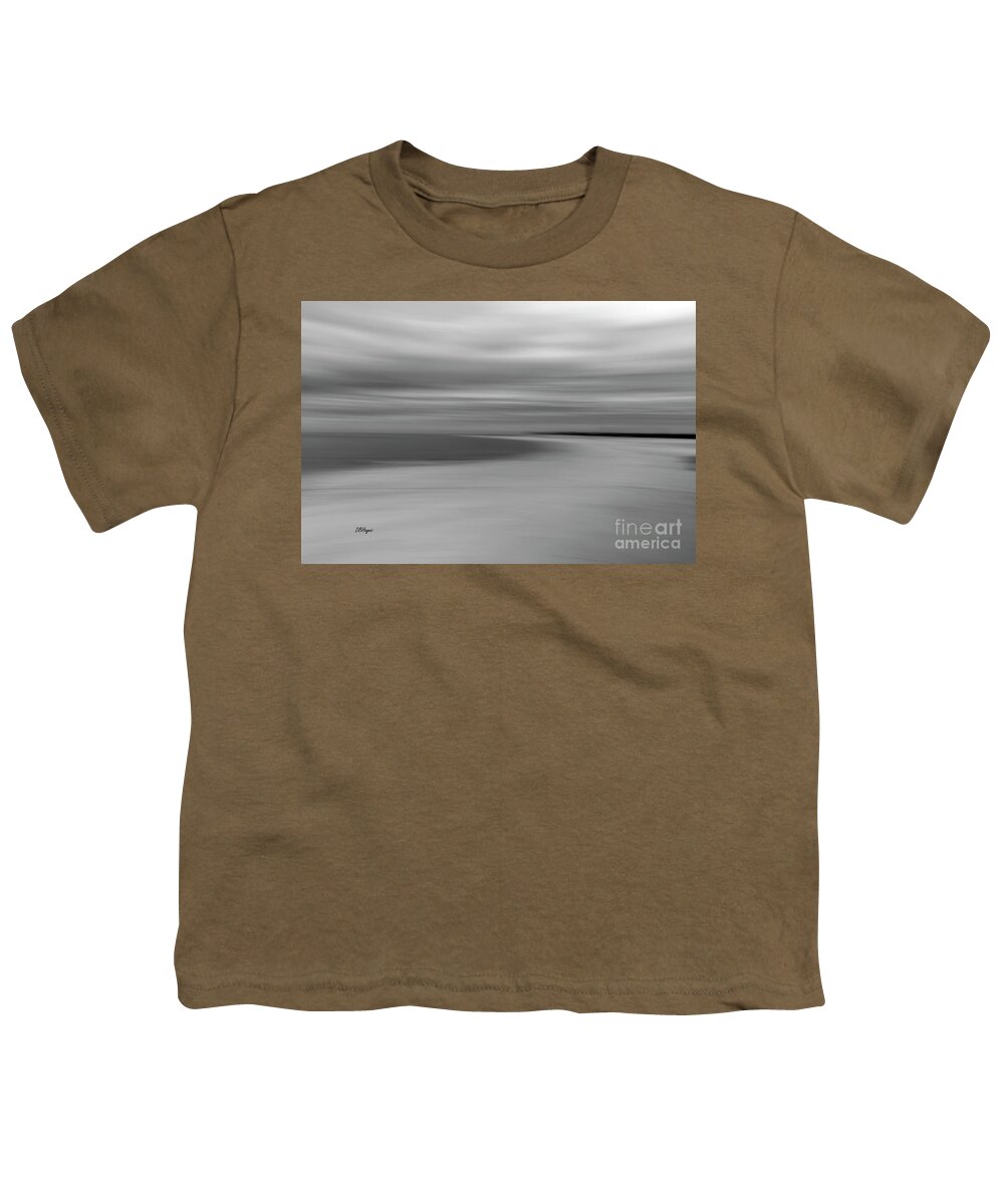 B&w Youth T-Shirt featuring the photograph Altered Reality 52 - Gould's Inlet Impressionistic Art by DB Hayes