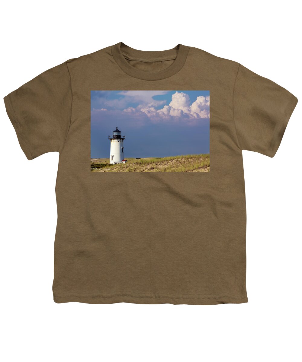 Lighthouse Youth T-Shirt featuring the photograph Approaching Storm by David Lee
