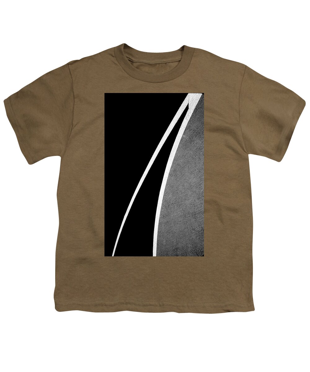 Basketball Youth T-Shirt featuring the photograph Arcs On The Basketball Court by Gary Slawsky