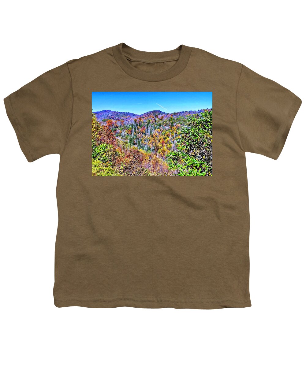 Autumn Youth T-Shirt featuring the photograph Autumn Colors by Allen Nice-Webb
