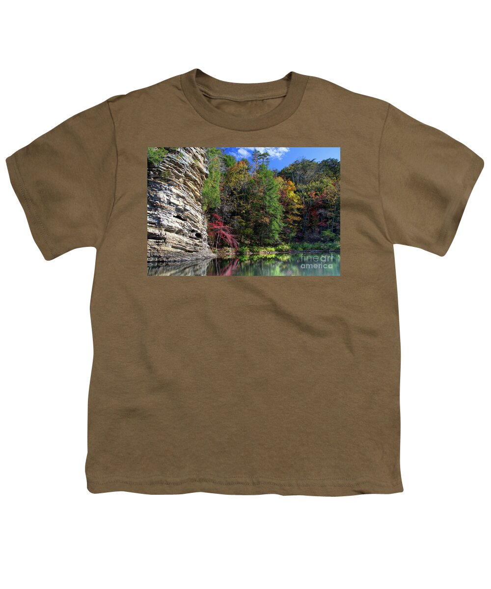 Tennessee Youth T-Shirt featuring the photograph Autumn Reflections by Phil Perkins