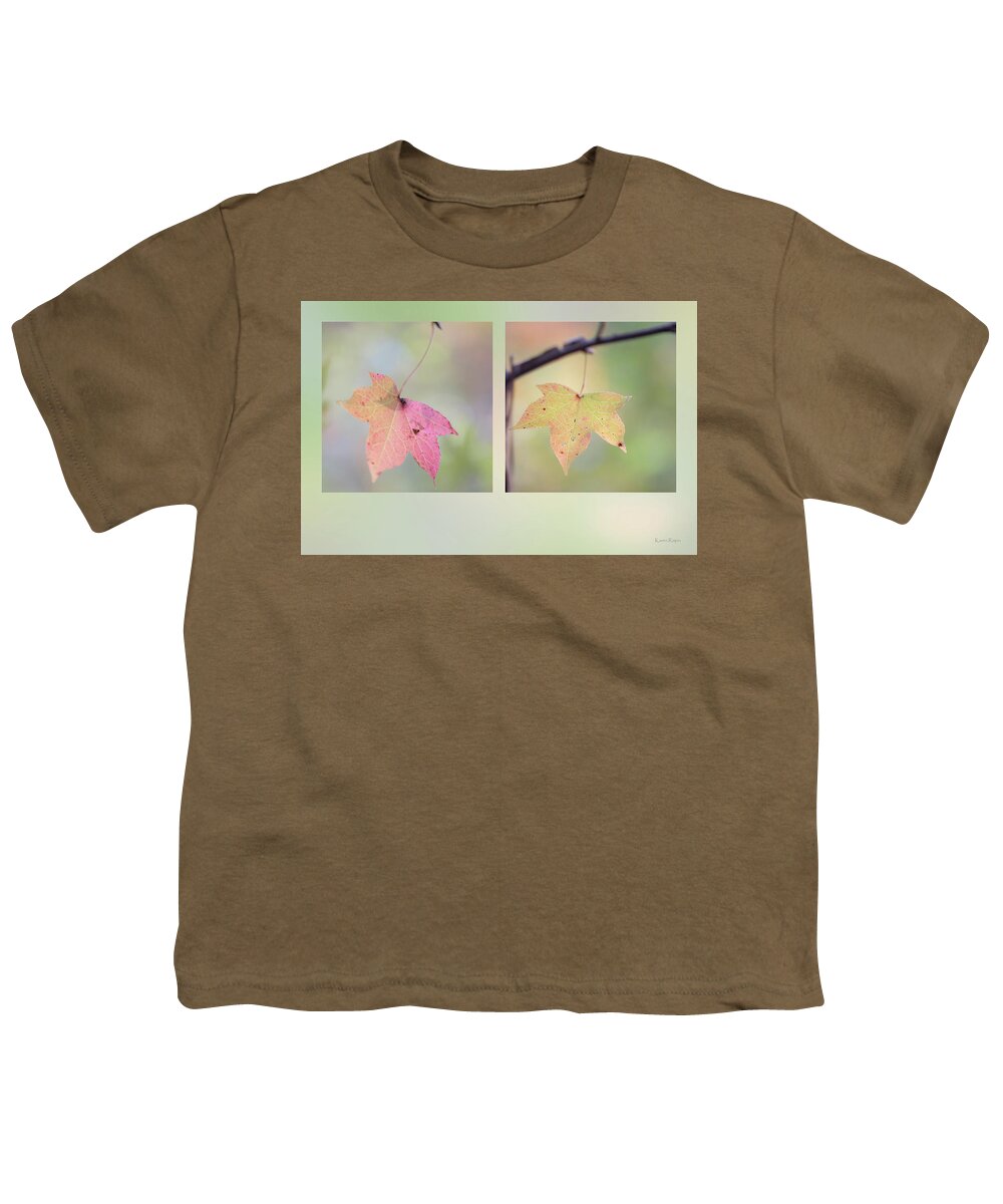 Liquidambar Youth T-Shirt featuring the photograph Autumn Sweetgum by Karen Rispin