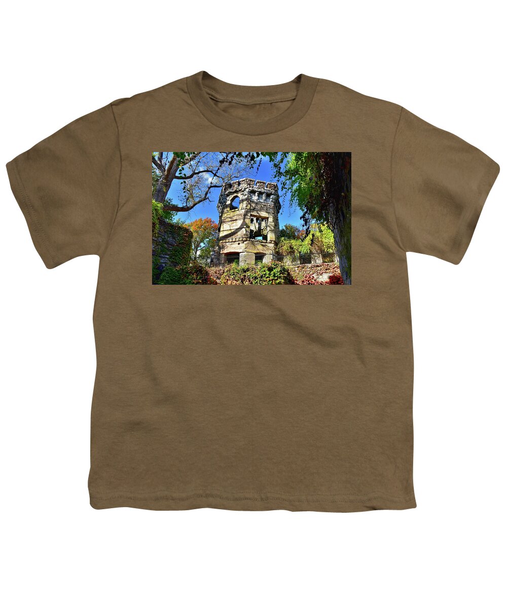 Bancroft Youth T-Shirt featuring the photograph Bancroft's Castle by Monika Salvan