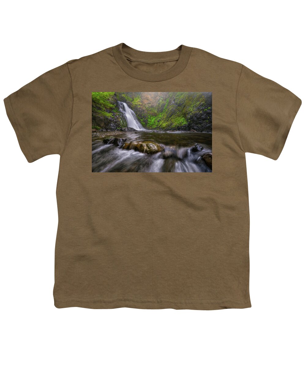 Water Youth T-Shirt featuring the photograph Barking up a Creek by Darren White