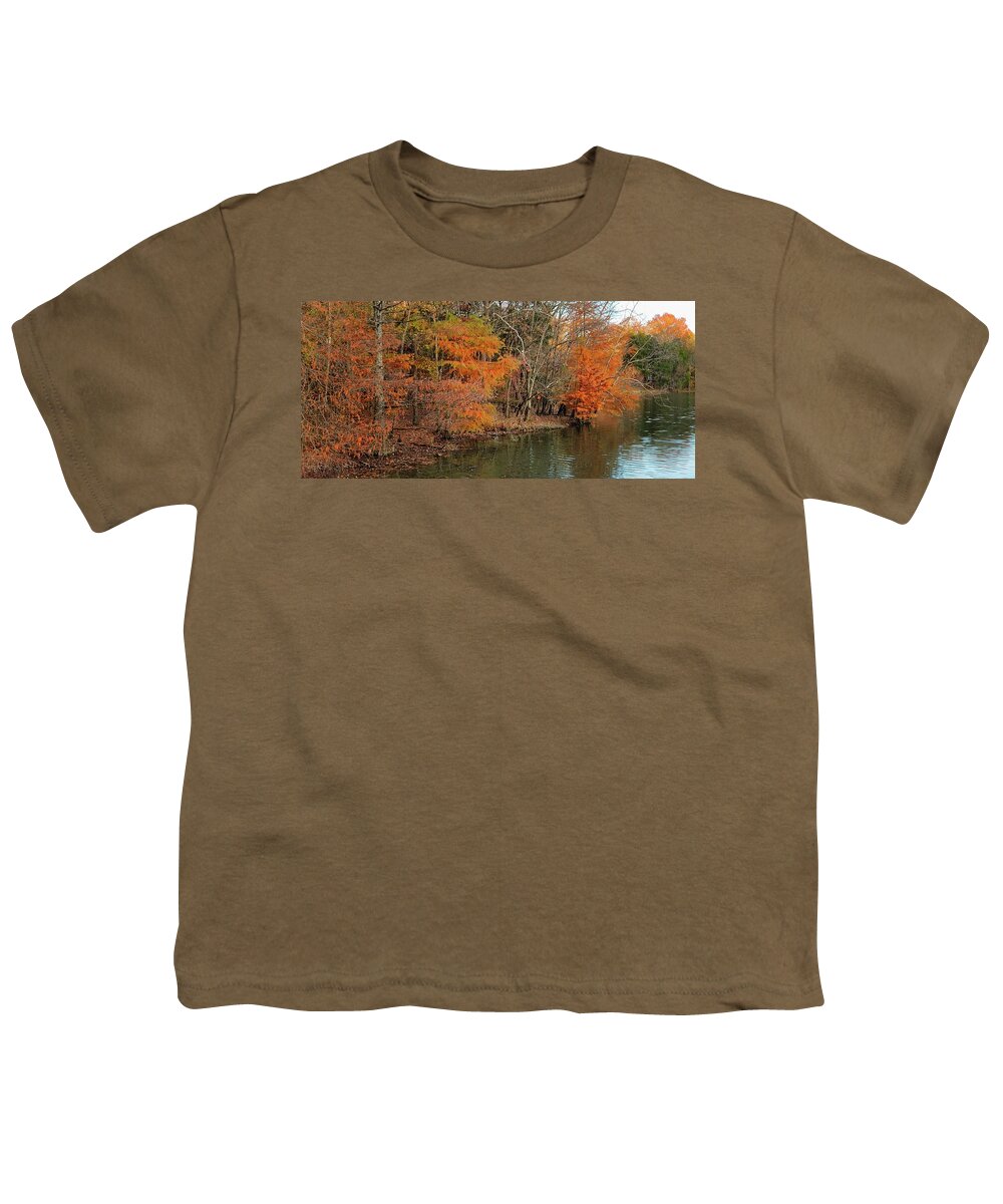 Fall Youth T-Shirt featuring the photograph Bledsoe Creek State Park by Ally White