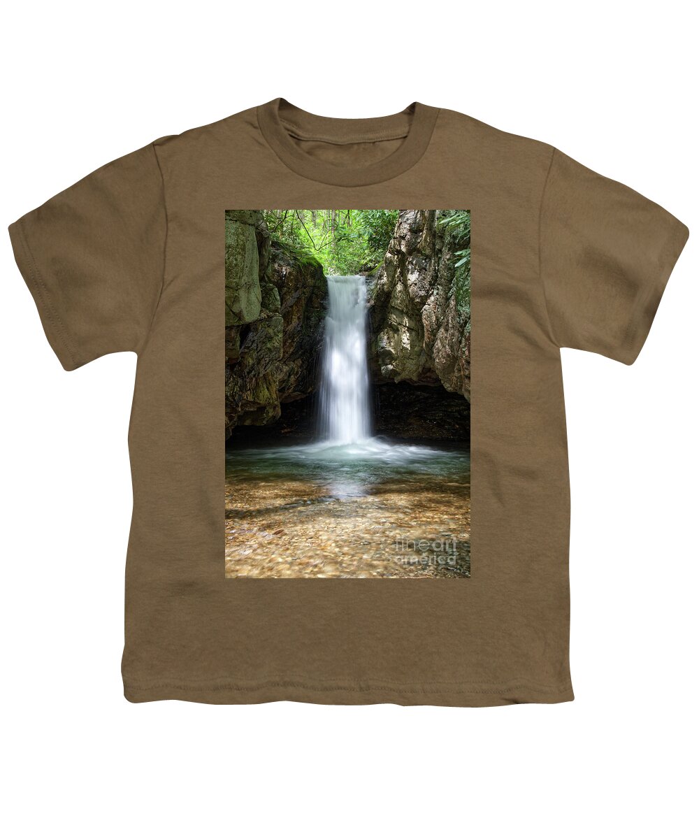 Nature Youth T-Shirt featuring the photograph Blue Hole Falls 9 by Phil Perkins