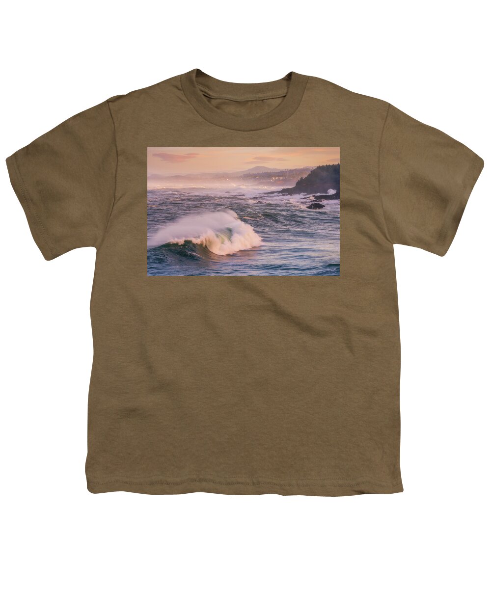 Oregon Youth T-Shirt featuring the photograph Boiler Bay Beauty by Darren White