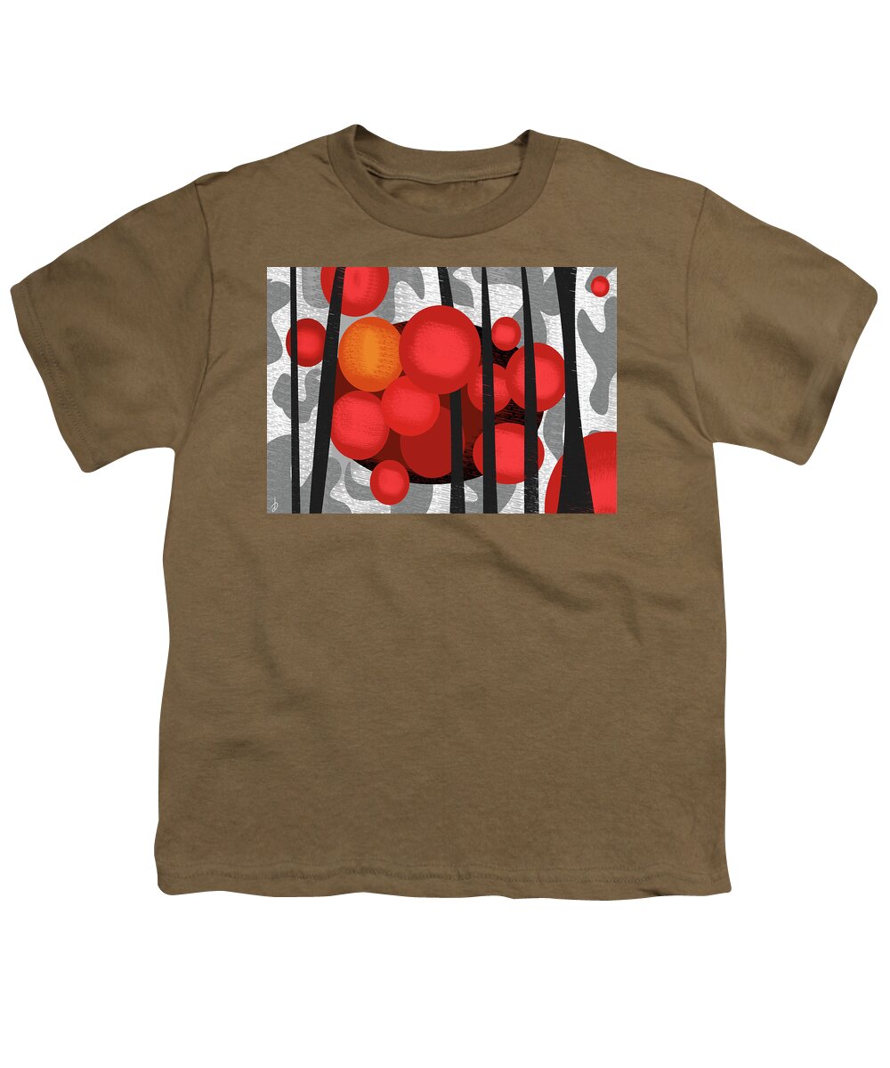 Abstract Youth T-Shirt featuring the digital art Break Out by Alan Bodner