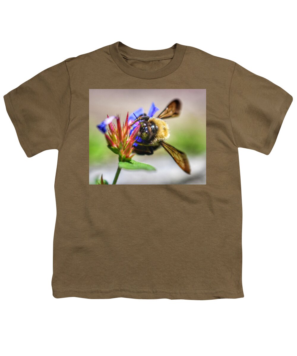 Photo Youth T-Shirt featuring the photograph Buzz Buzz by Evan Foster