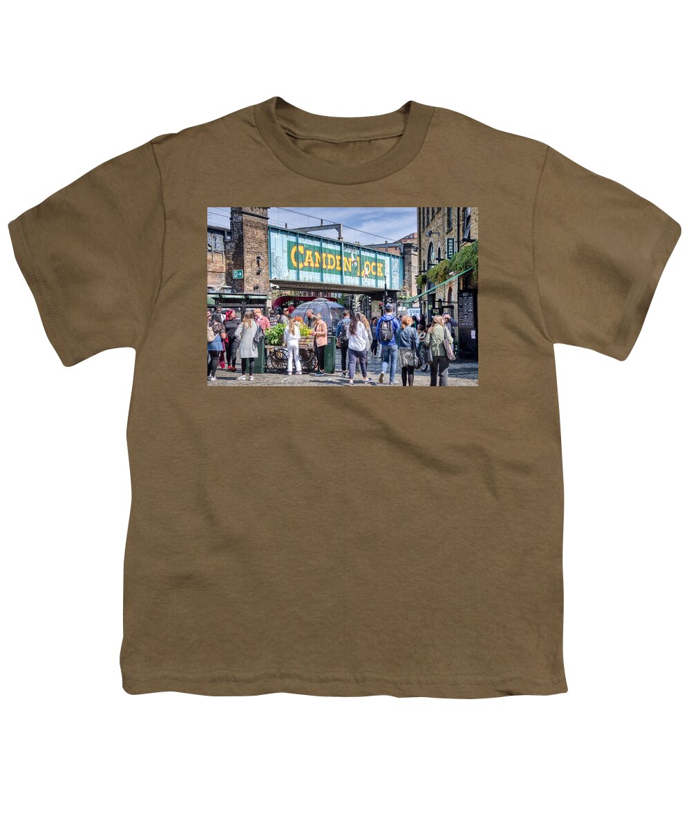Camden Town Youth T-Shirt featuring the photograph Camden Town by Raymond Hill