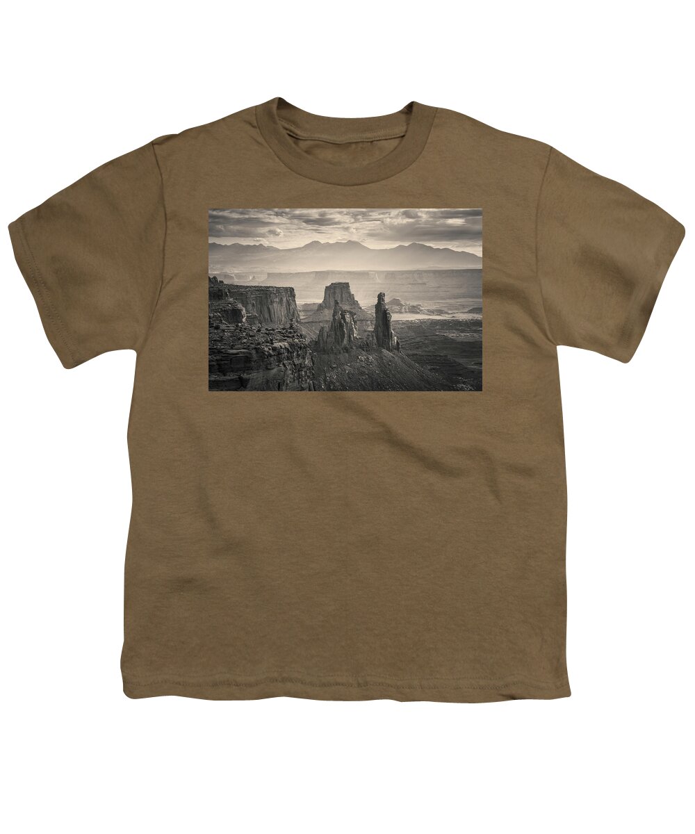 Mesa Youth T-Shirt featuring the photograph Canyonlands NP III Toned by David Gordon