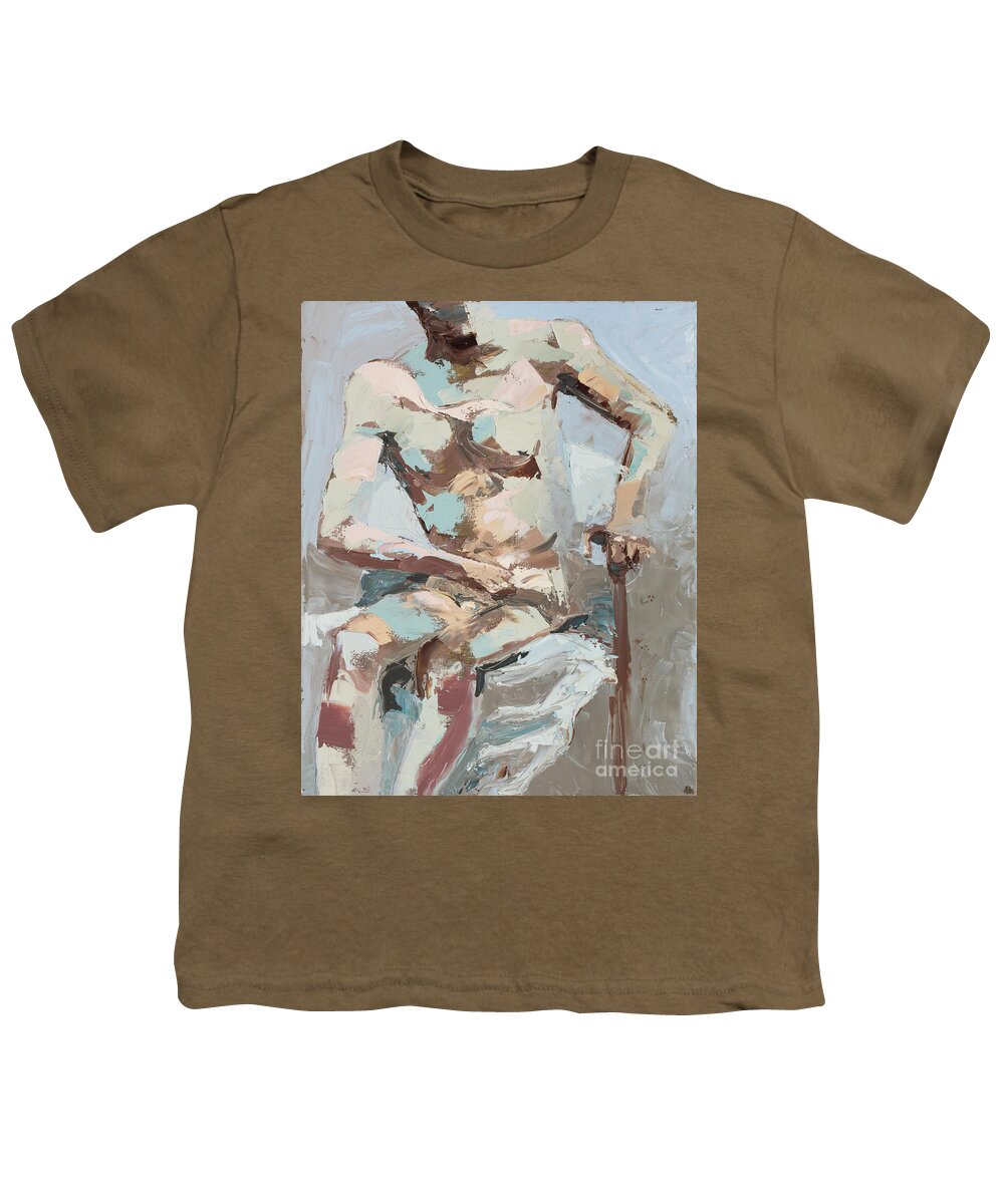 Impressionism Youth T-Shirt featuring the painting Chris's Chair by PJ Kirk