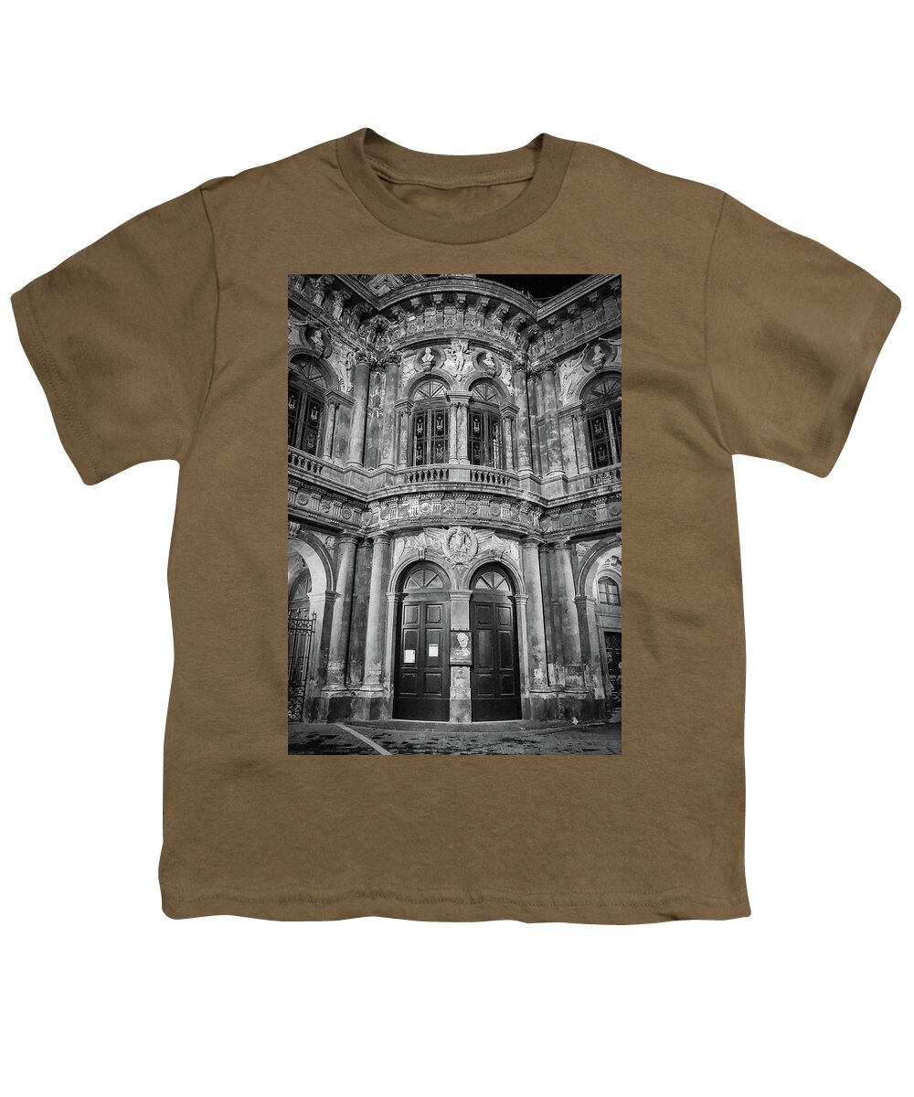 Italy Youth T-Shirt featuring the photograph Classic Architecture of Sicily by Monroe Payne