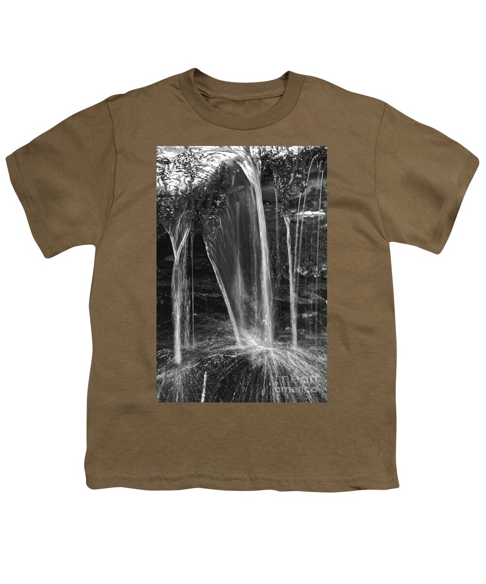 Falls Branch Falls Youth T-Shirt featuring the photograph Close Up Waterfall by Phil Perkins