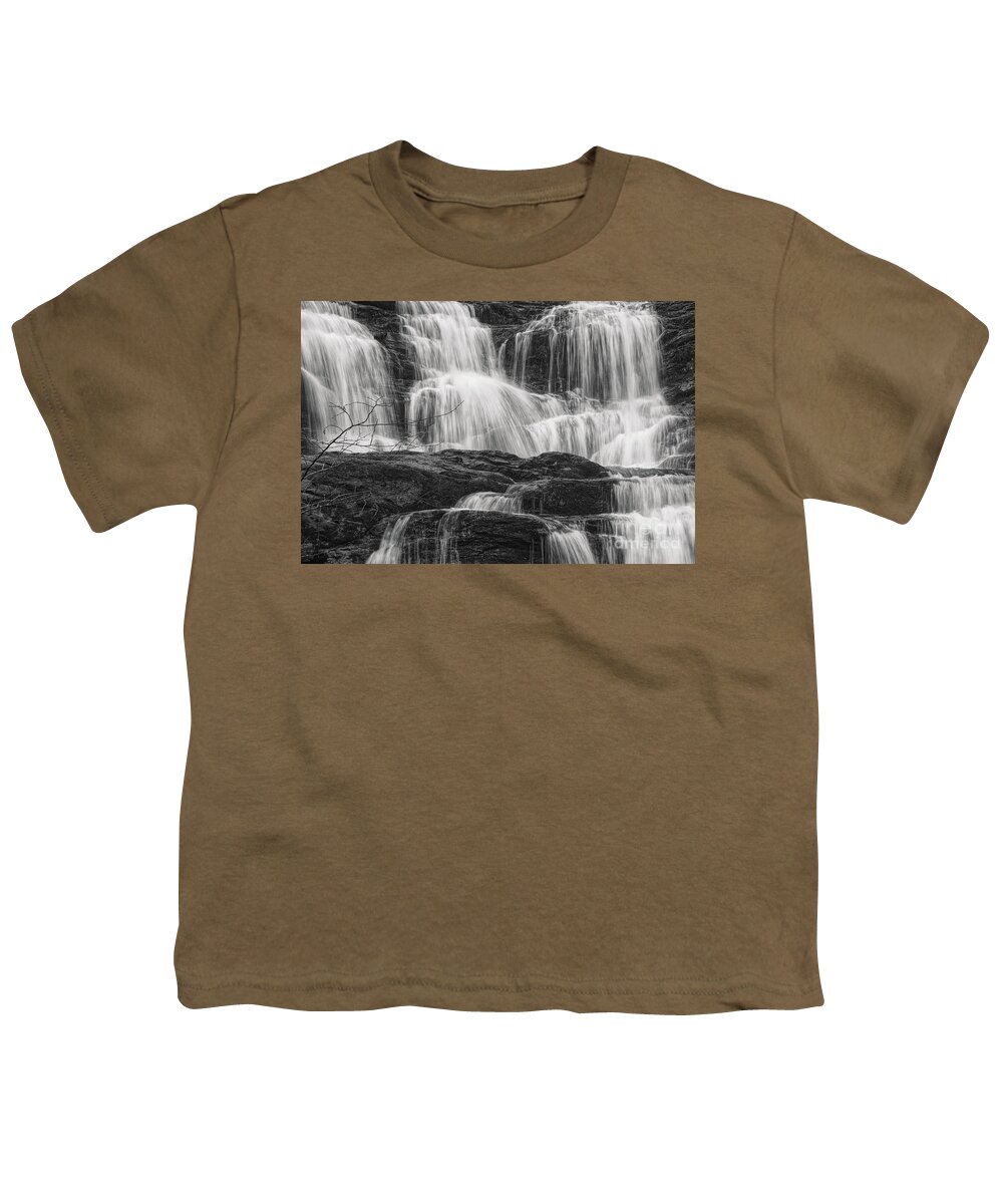 Conasauga Falls Youth T-Shirt featuring the photograph Conasauga Waterfall 12 by Phil Perkins