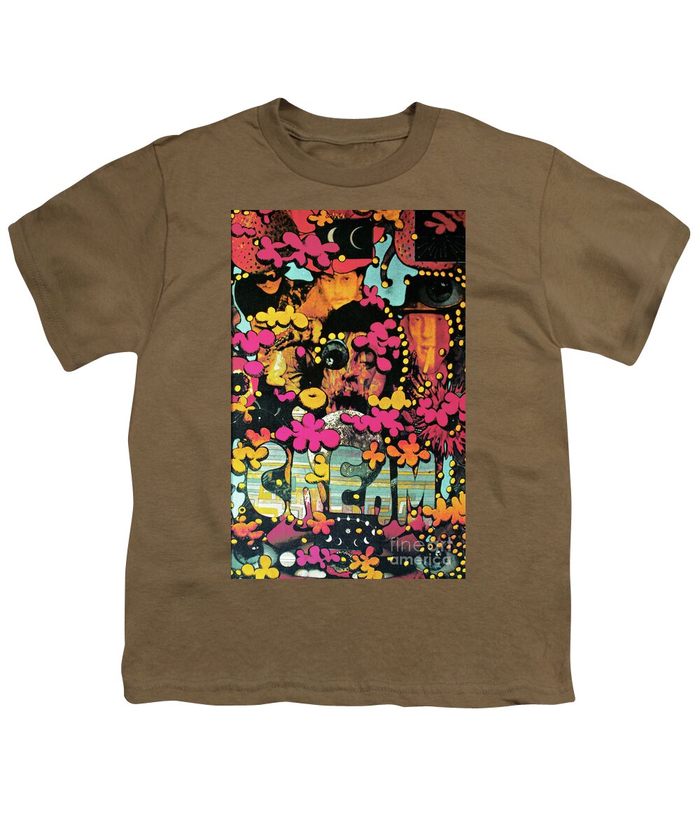 Cream Youth T-Shirt featuring the photograph Cream concert poster by Cream