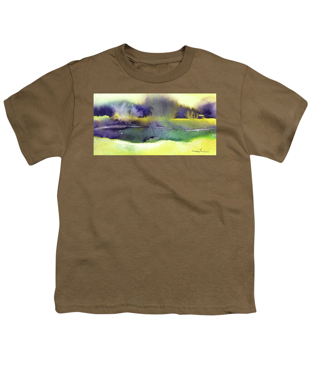 Landscapes Youth T-Shirt featuring the painting Dawn 20 by Miki De Goodaboom