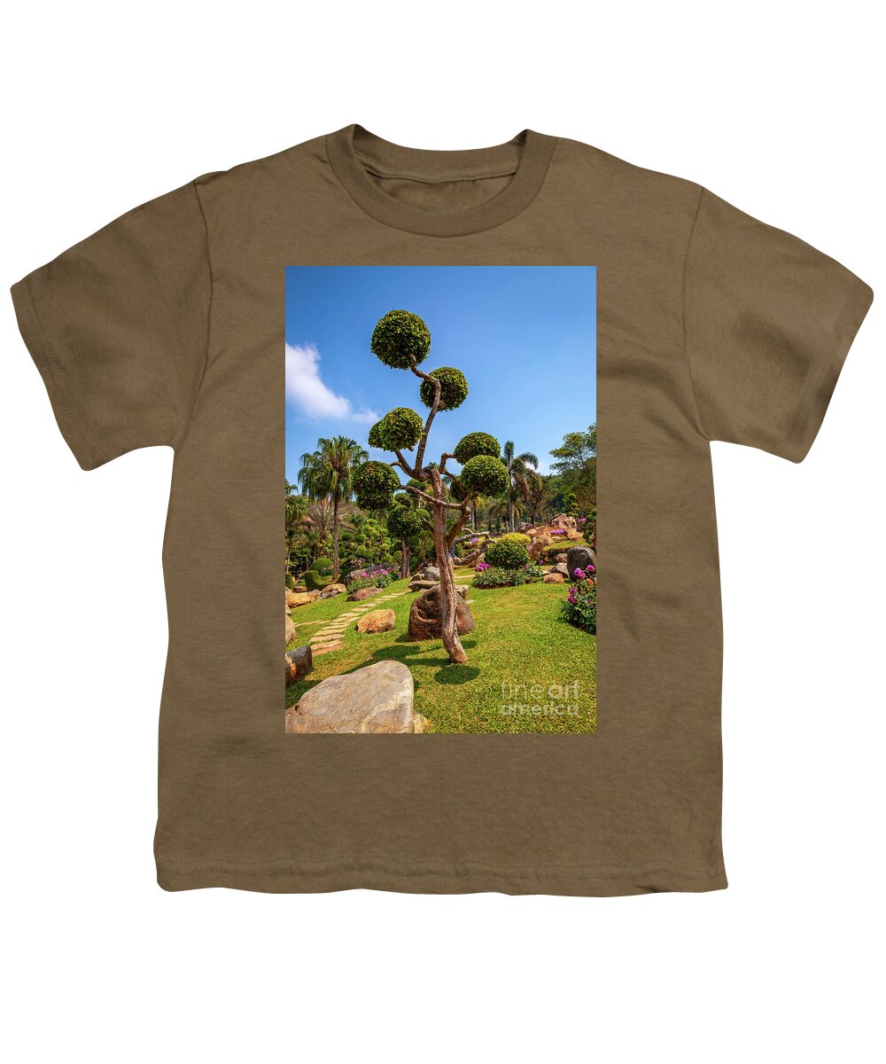 Doi Tung Youth T-Shirt featuring the photograph Doi Tung Garden Chiang Rai by Adrian Evans