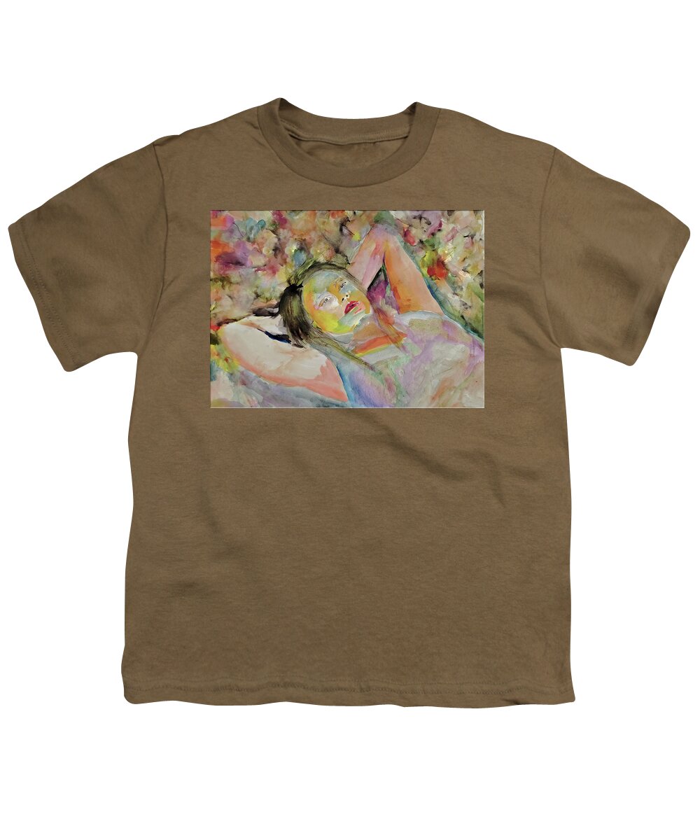 Dream Youth T-Shirt featuring the painting Dream Away by Lisa Kaiser