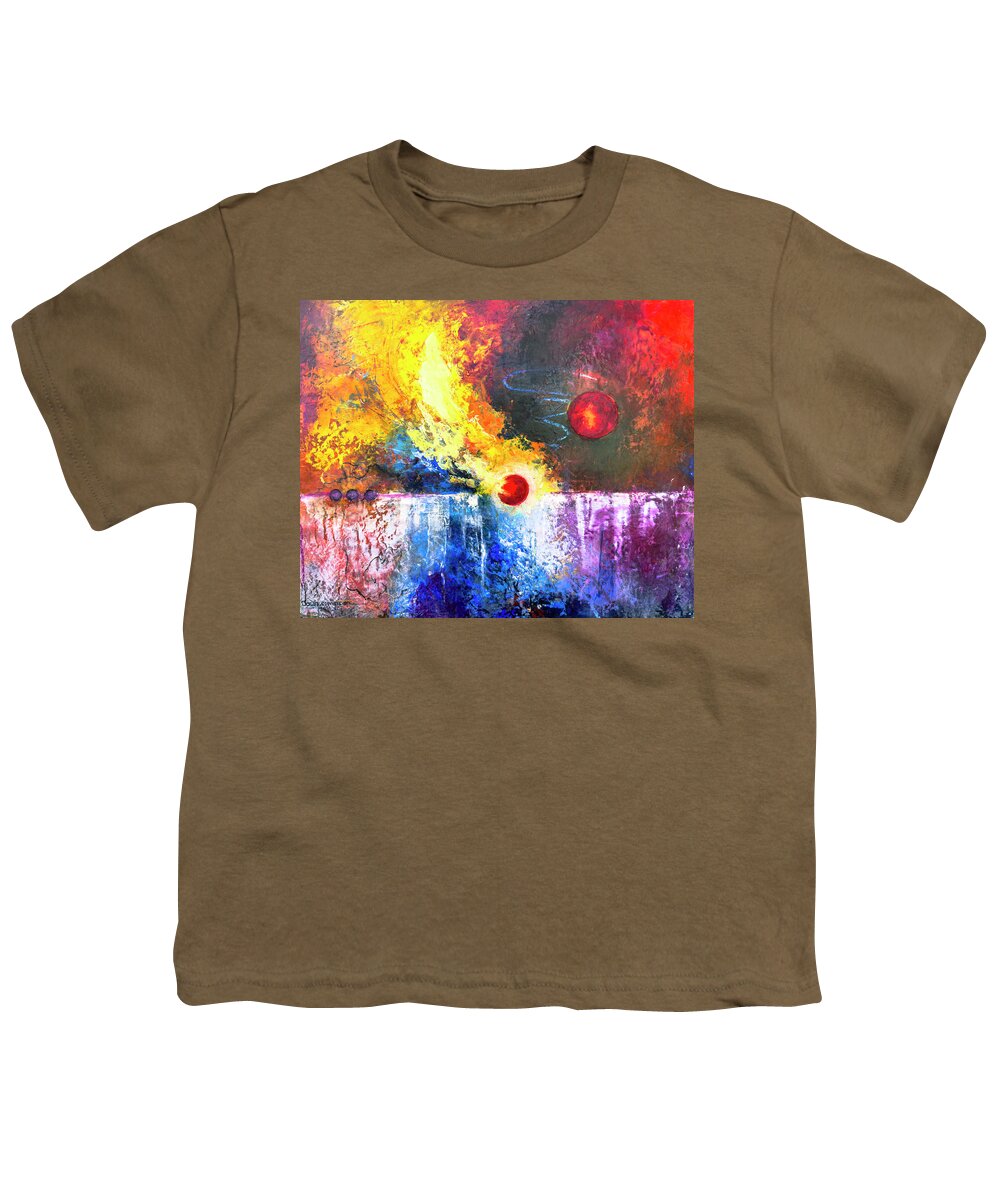 Oil Youth T-Shirt featuring the painting Duodecim23 by Doug Simpson
