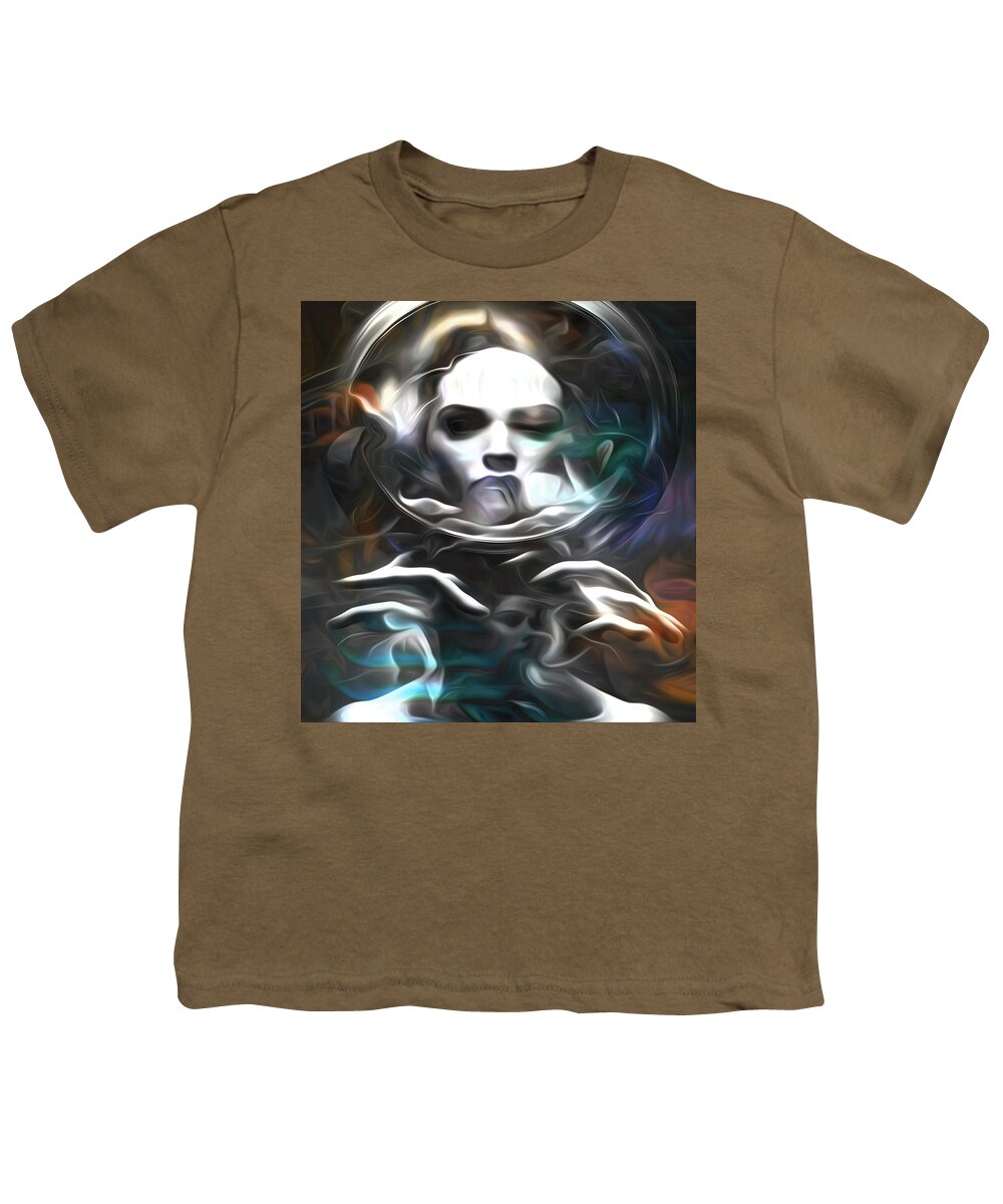 Visionary Youth T-Shirt featuring the digital art Ego by Jeff Malderez