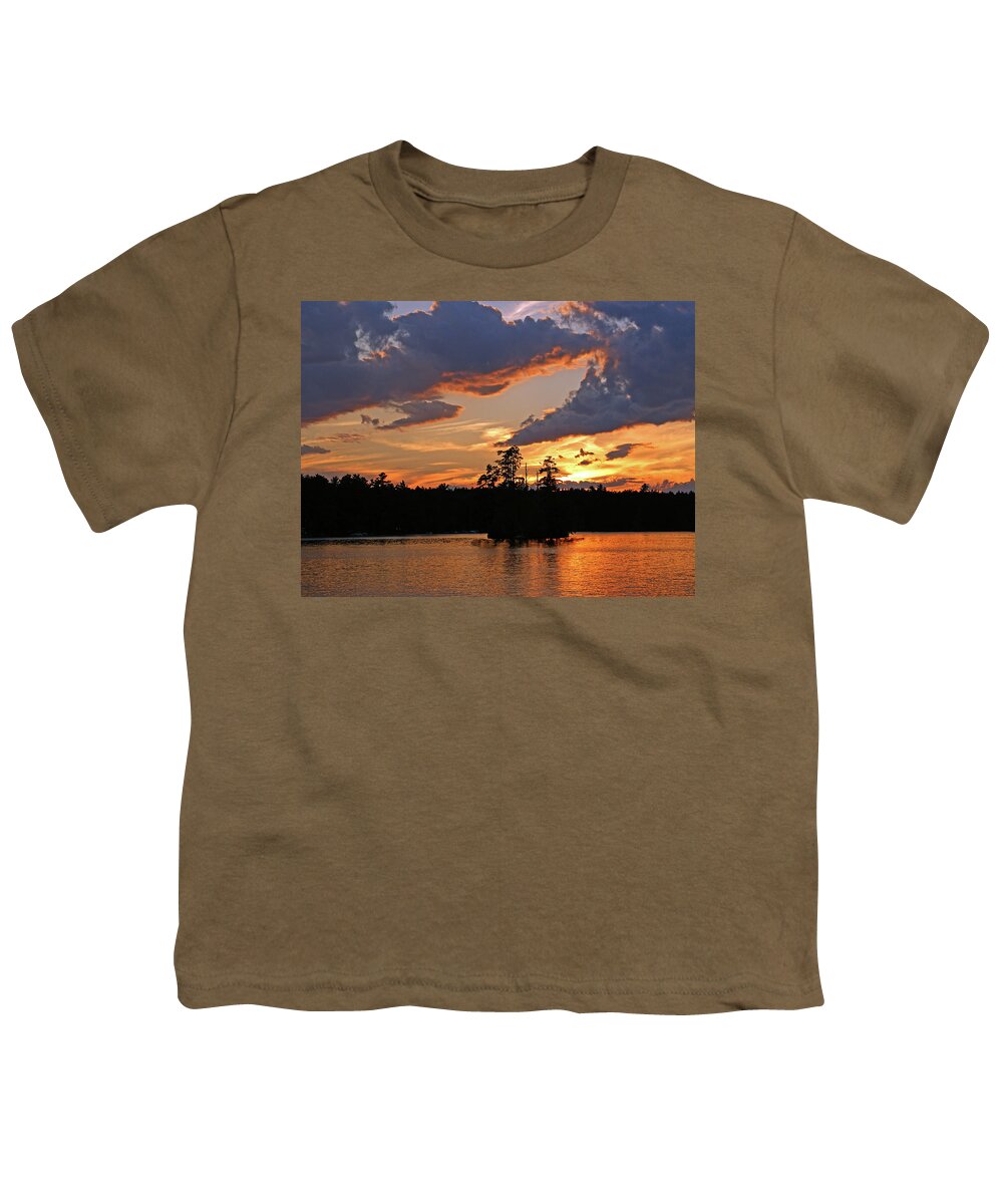 Sunset Youth T-Shirt featuring the photograph Evening Enchantment by Lynda Lehmann