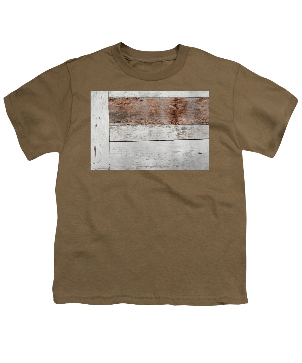 Wood Youth T-Shirt featuring the photograph Fade On Wood by Kreddible Trout