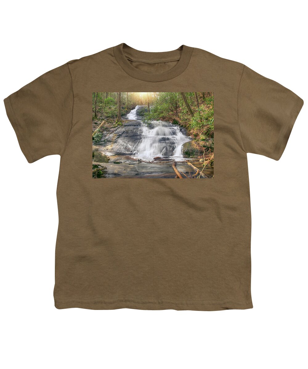  Fall Branch Falls Youth T-Shirt featuring the photograph Fall Branch Falls by Anna Rumiantseva