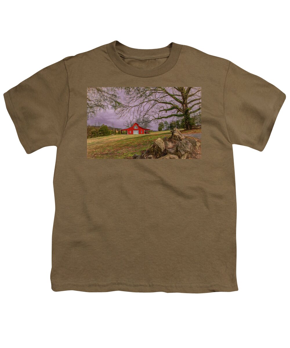Tennessee Youth T-Shirt featuring the photograph Gentleman's Farm by Marcy Wielfaert