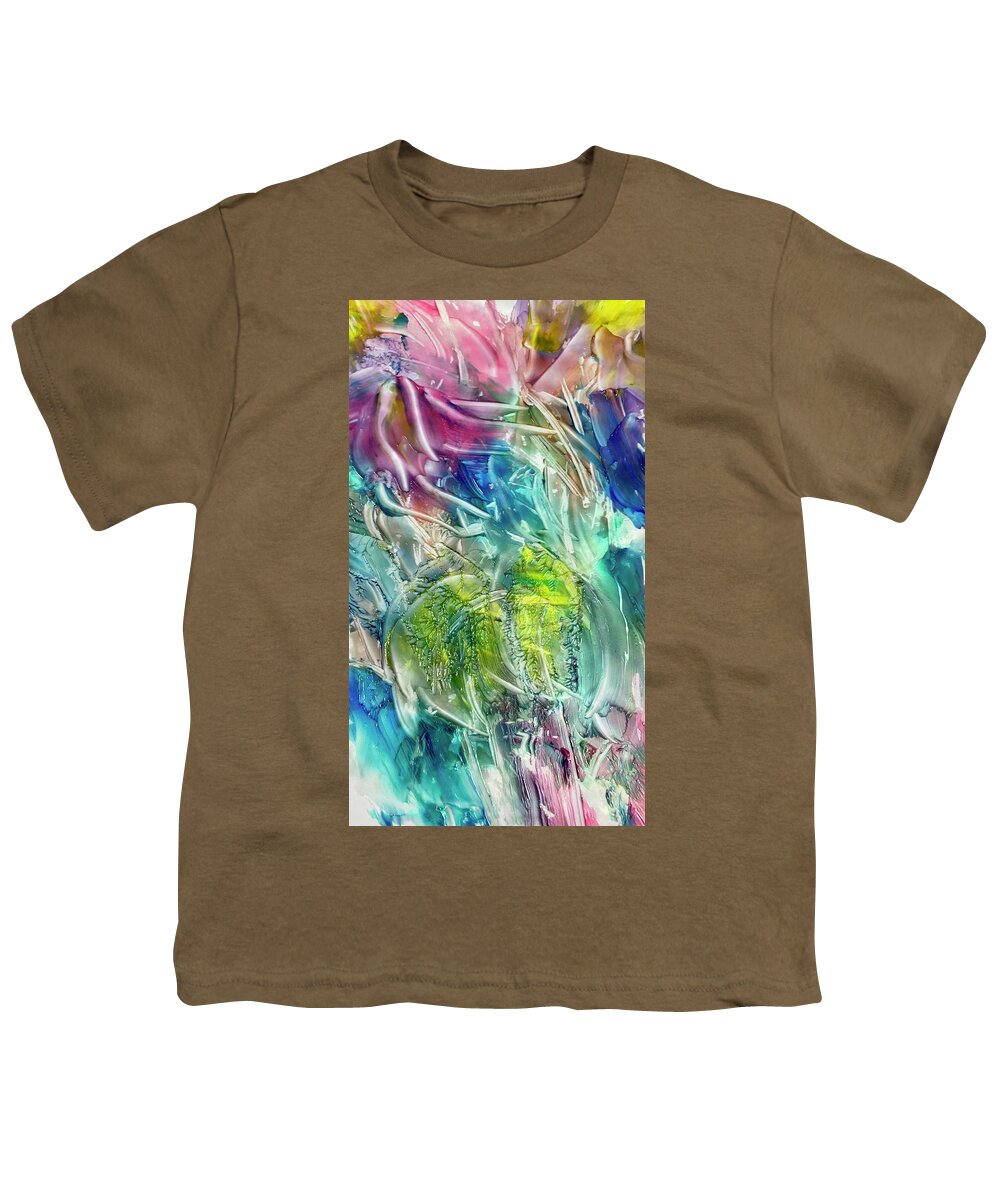  Youth T-Shirt featuring the painting Glass Works by Tommy McDonell
