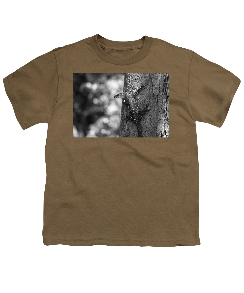 Goanna Youth T-Shirt featuring the photograph Goanna 3 by Nicolas Lombard