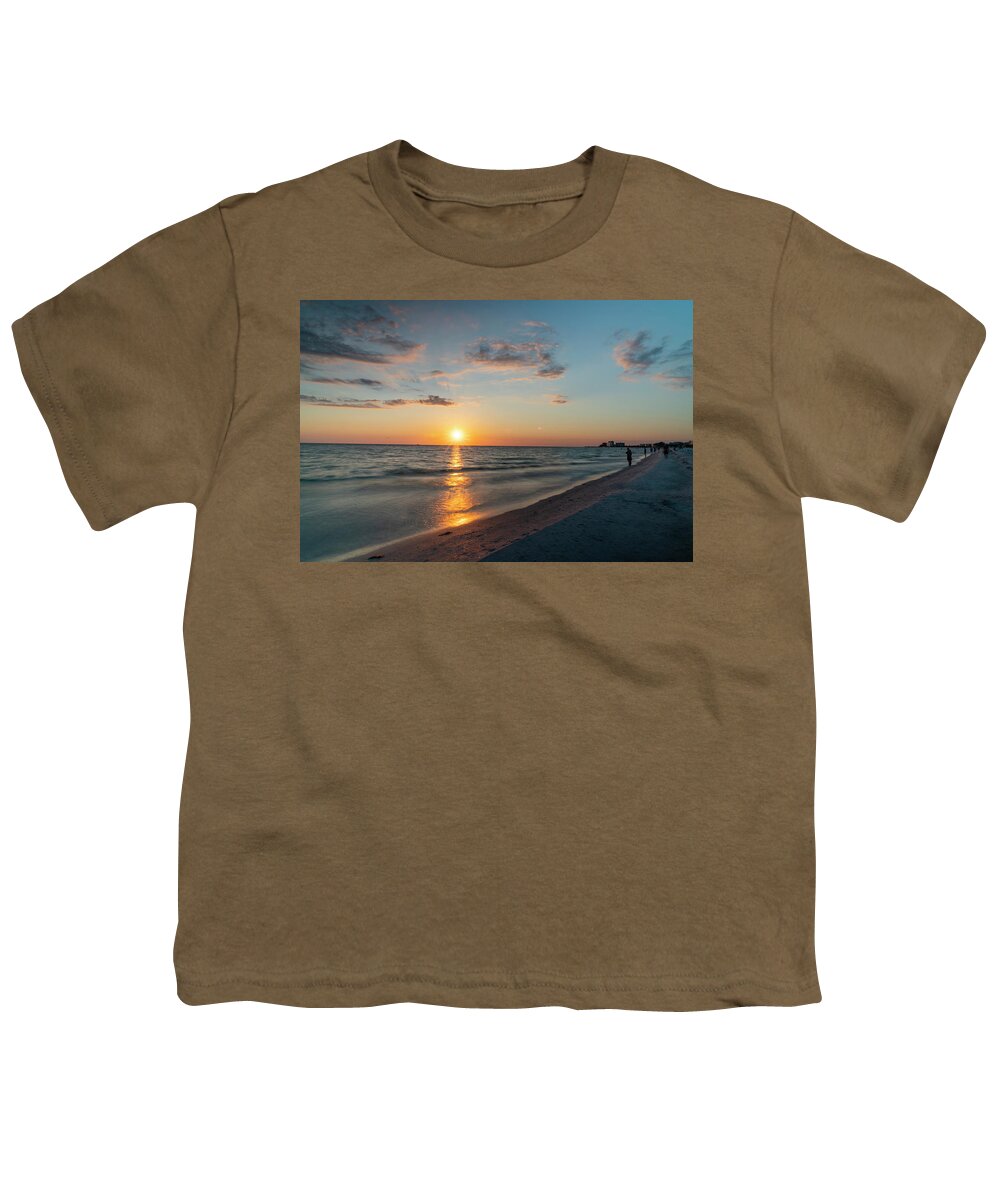 St Pete Beach Youth T-Shirt featuring the photograph Golden Beach by Todd Tucker