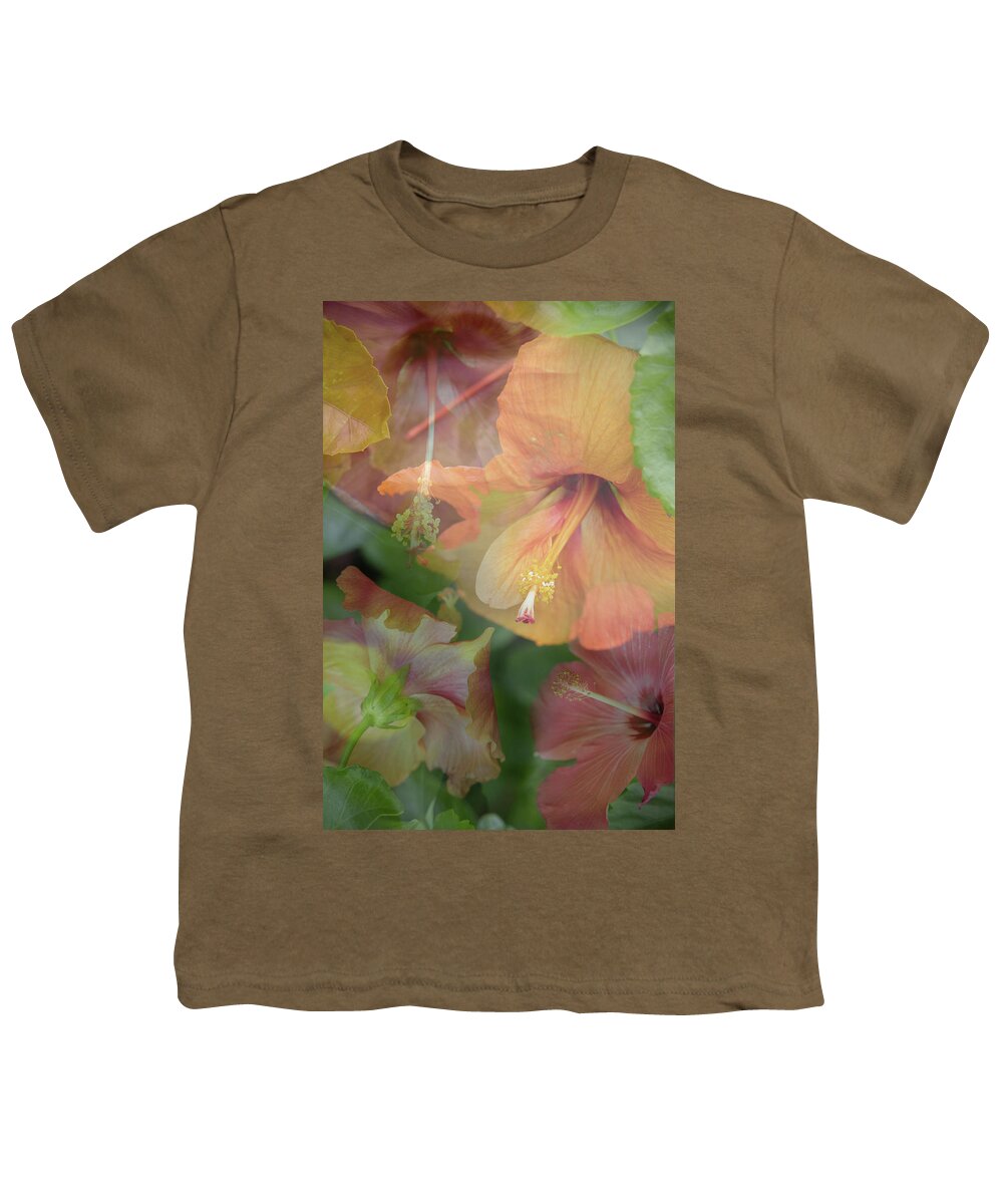 Flowers Youth T-Shirt featuring the photograph Hibiscus Multiple by M Kathleen Warren