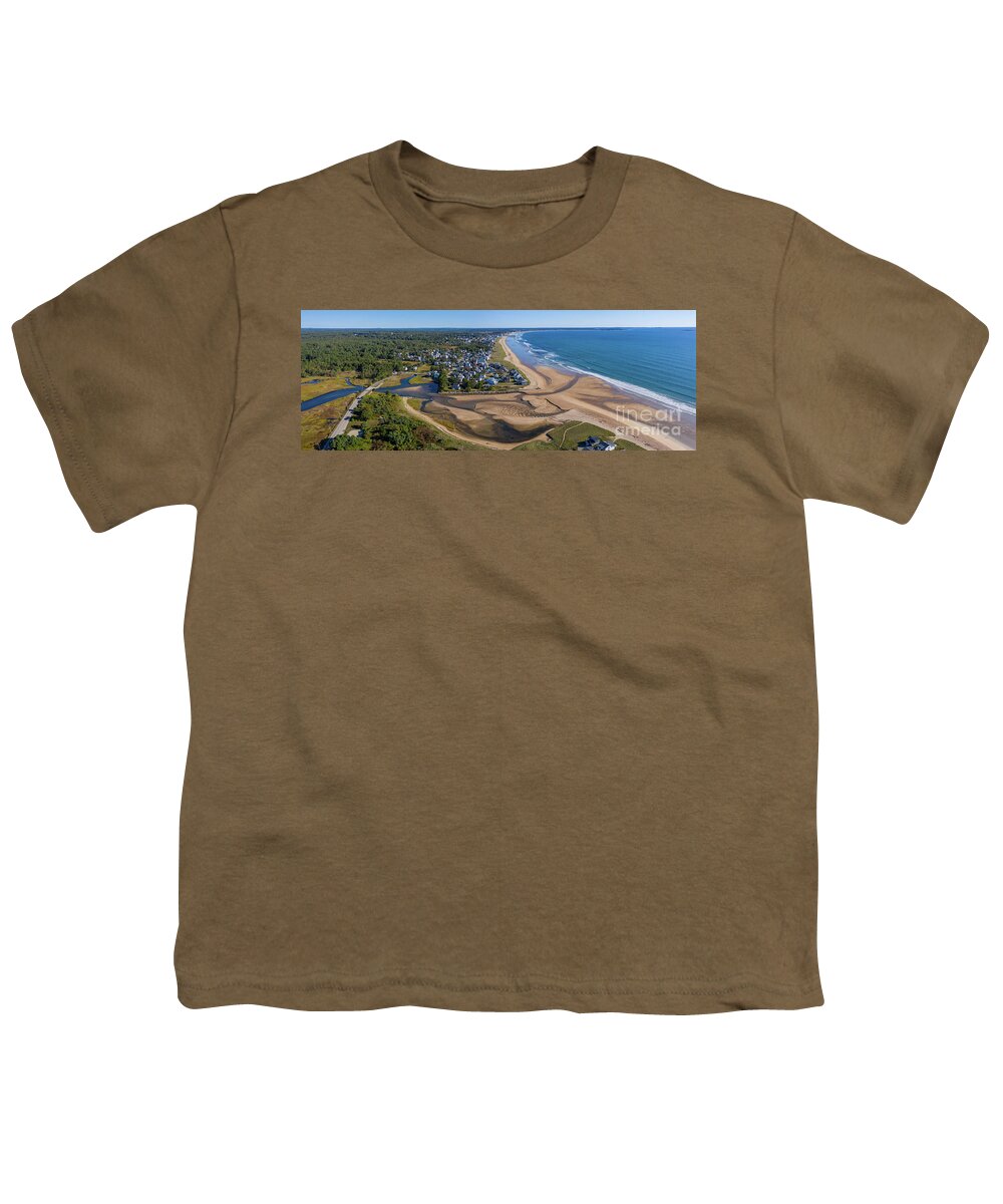 Atlantic Ocean Youth T-Shirt featuring the photograph High over Goose Fare Brook by David Bishop