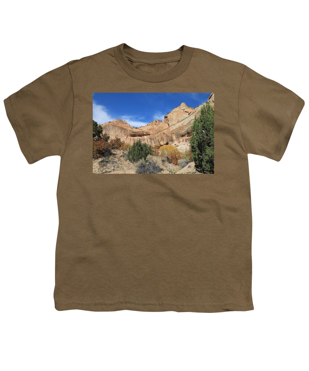 Lower Calf Creek Youth T-Shirt featuring the photograph Hike to Calfs Creek - Grand Staircase Escalante, Utah by Richard Krebs