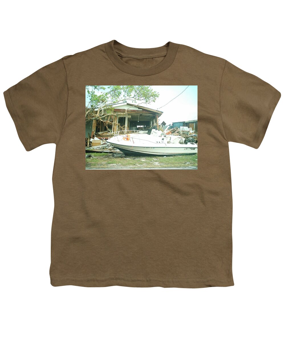  Youth T-Shirt featuring the photograph Hurricane Katrina Series - 6 by Christopher Lotito