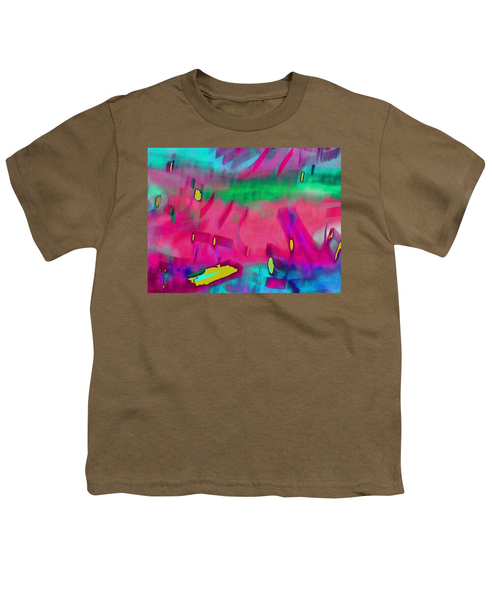 Abstract Youth T-Shirt featuring the digital art Inspired by Chagall by T Oliver