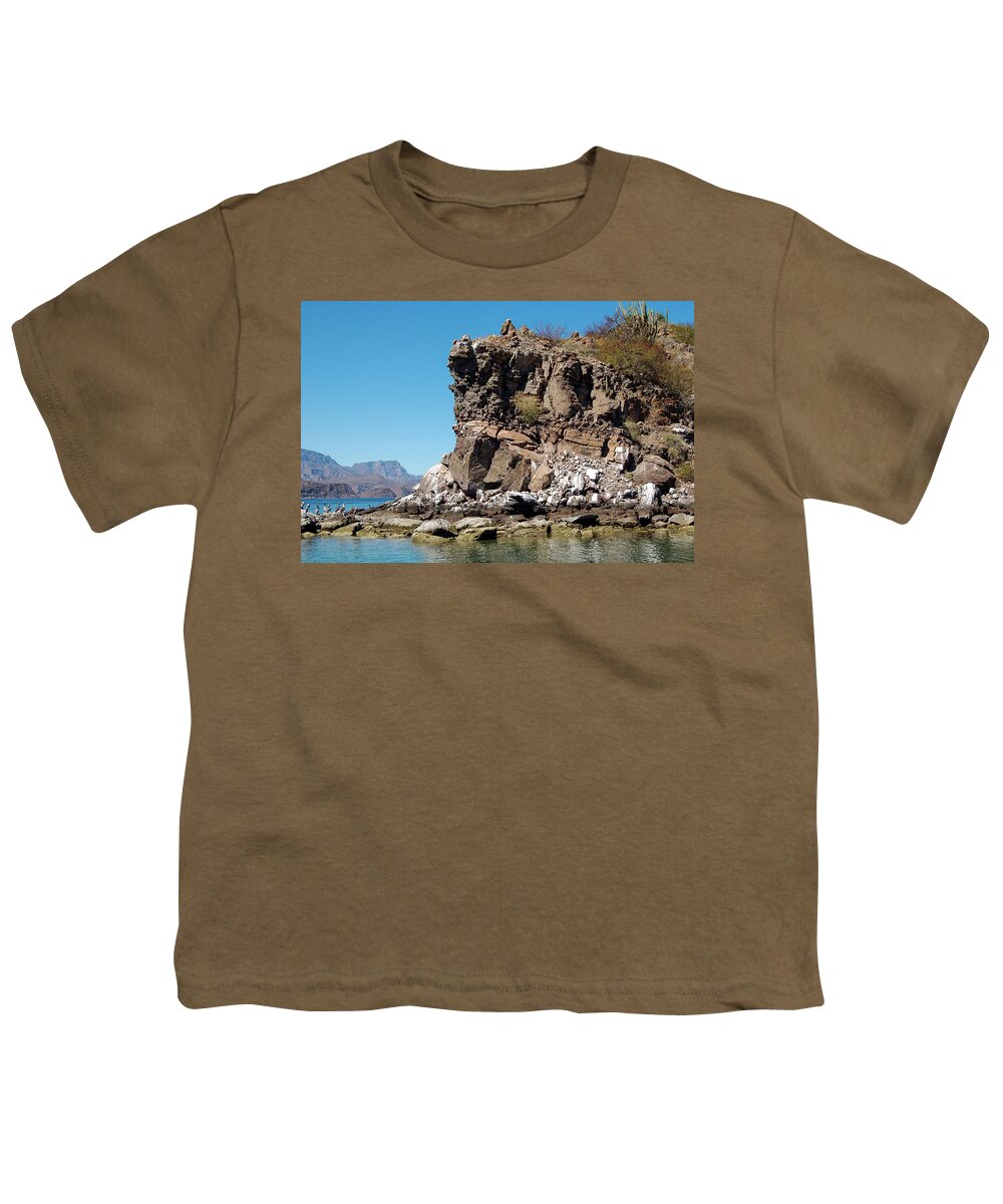 Ocean Youth T-Shirt featuring the photograph Isla Coronado Cliffs by William Scott Koenig