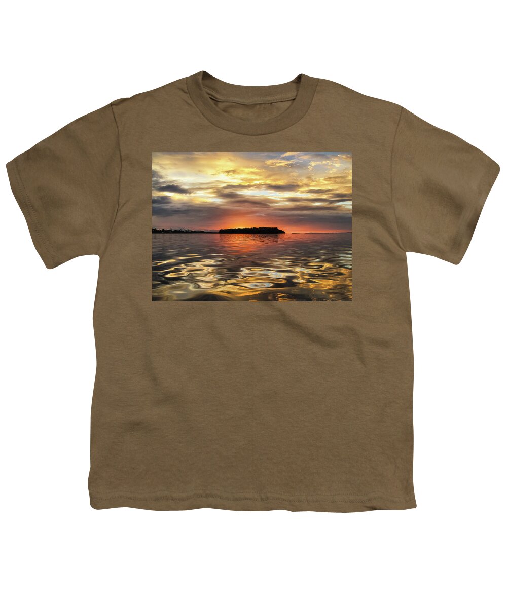 8/10/17 Youth T-Shirt featuring the photograph Island Gold by Louise Lindsay