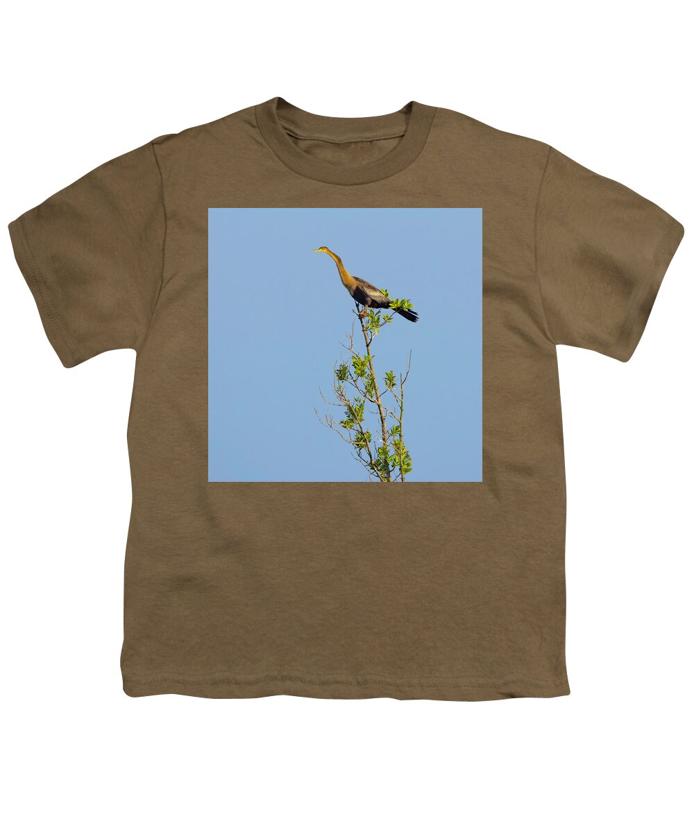 R5-2630 Youth T-Shirt featuring the photograph King of the Marsh by Gordon Elwell