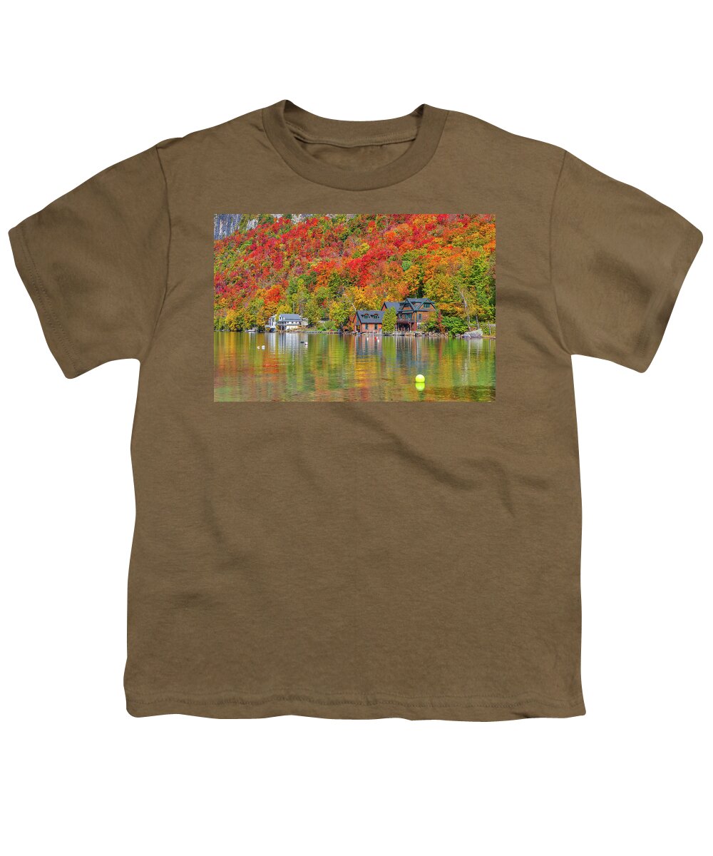 Lake Willoughby Youth T-Shirt featuring the photograph Lake Willoughby Vermont Northeast Kingdom by Juergen Roth