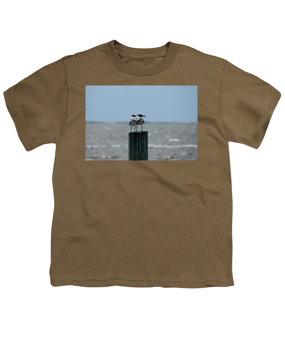  Youth T-Shirt featuring the photograph Laughing Pair by Heather E Harman