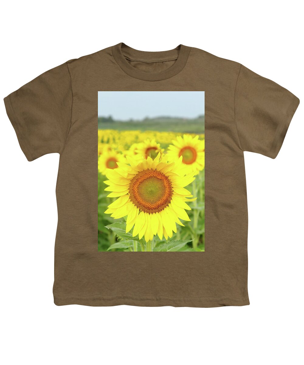 Sunflower Youth T-Shirt featuring the photograph Leader Of The Pack by Lens Art Photography By Larry Trager
