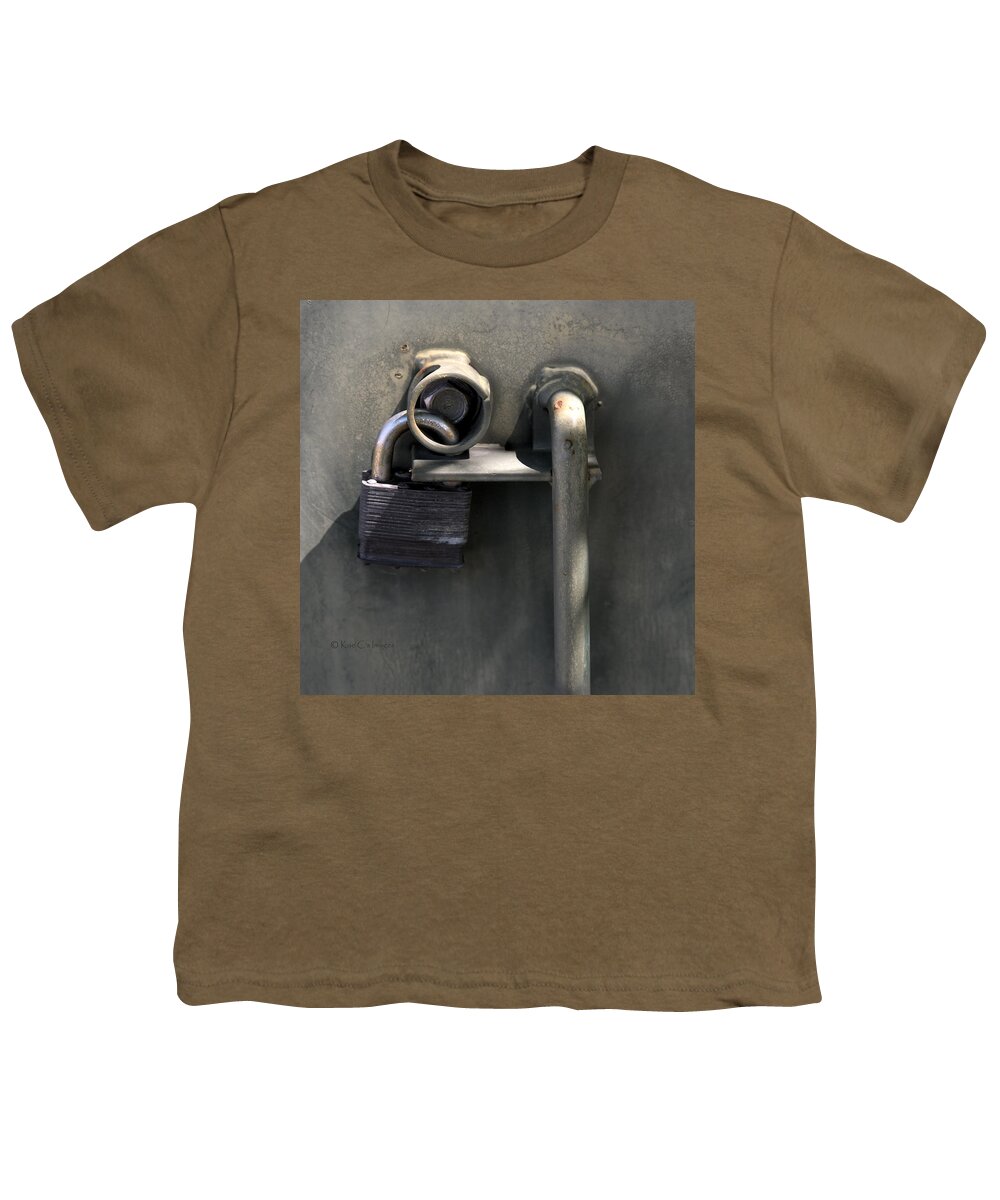 Lock Youth T-Shirt featuring the photograph Lock #3 by Kae Cheatham